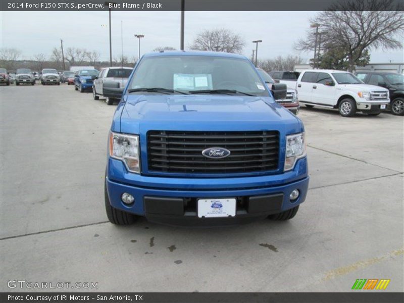 Blue Flame / Black 2014 Ford F150 STX SuperCrew