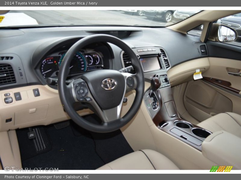 Golden Umber Mica / Ivory 2014 Toyota Venza XLE