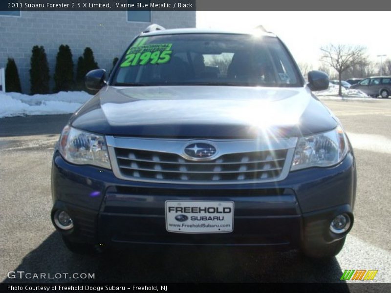 Marine Blue Metallic / Black 2011 Subaru Forester 2.5 X Limited