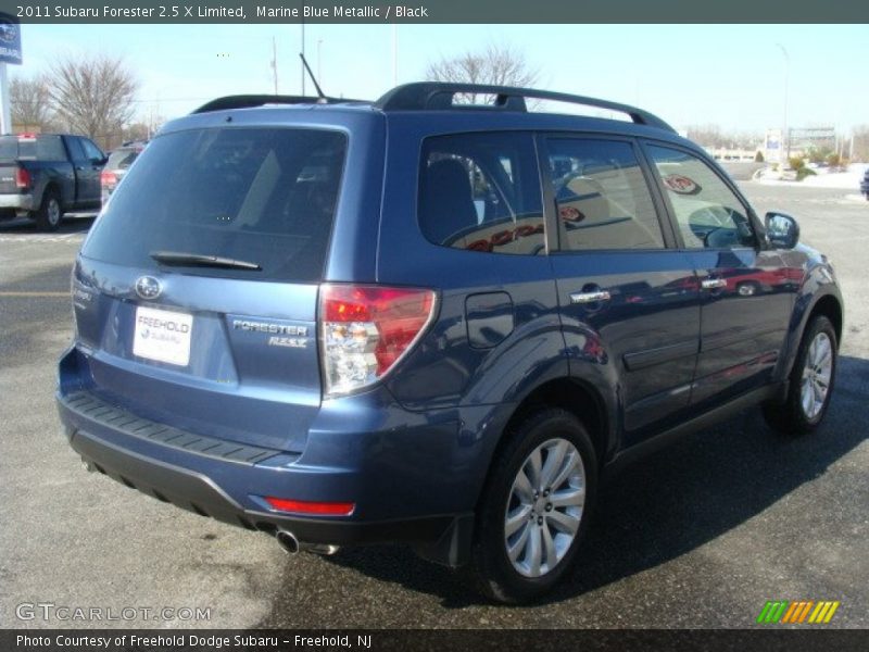 Marine Blue Metallic / Black 2011 Subaru Forester 2.5 X Limited