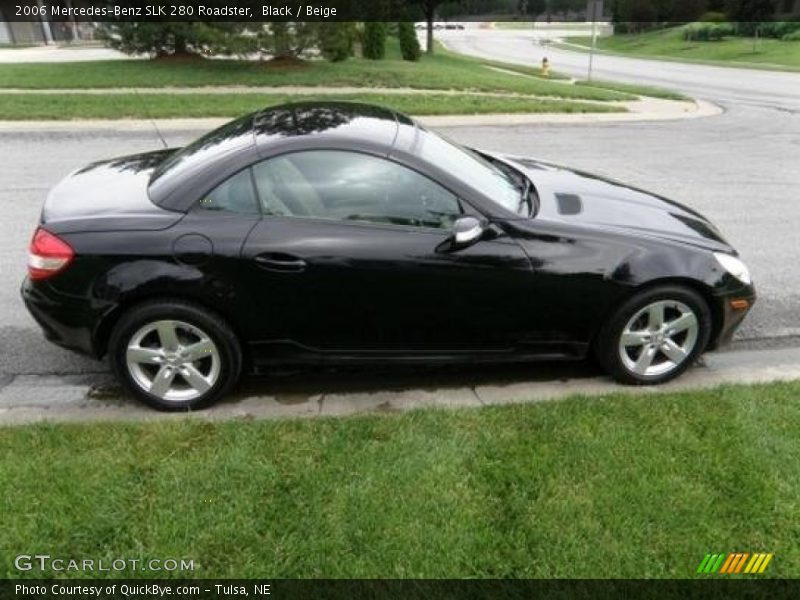 Black / Beige 2006 Mercedes-Benz SLK 280 Roadster