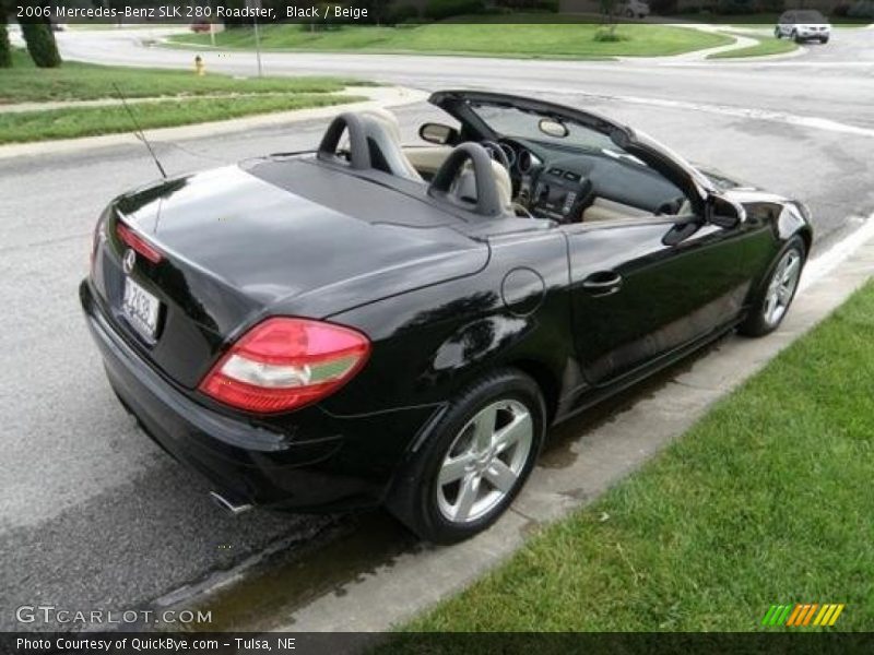 Black / Beige 2006 Mercedes-Benz SLK 280 Roadster