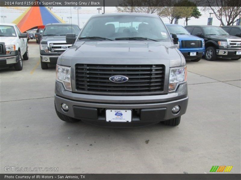 Sterling Grey / Black 2014 Ford F150 STX SuperCrew