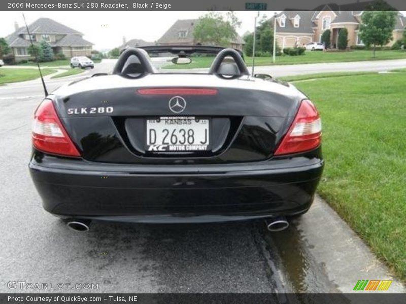 Black / Beige 2006 Mercedes-Benz SLK 280 Roadster