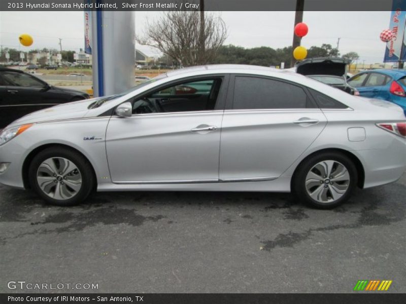 Silver Frost Metallic / Gray 2013 Hyundai Sonata Hybrid Limited