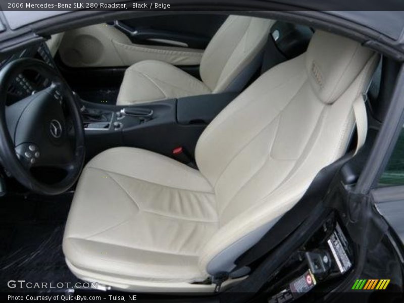 Front Seat of 2006 SLK 280 Roadster