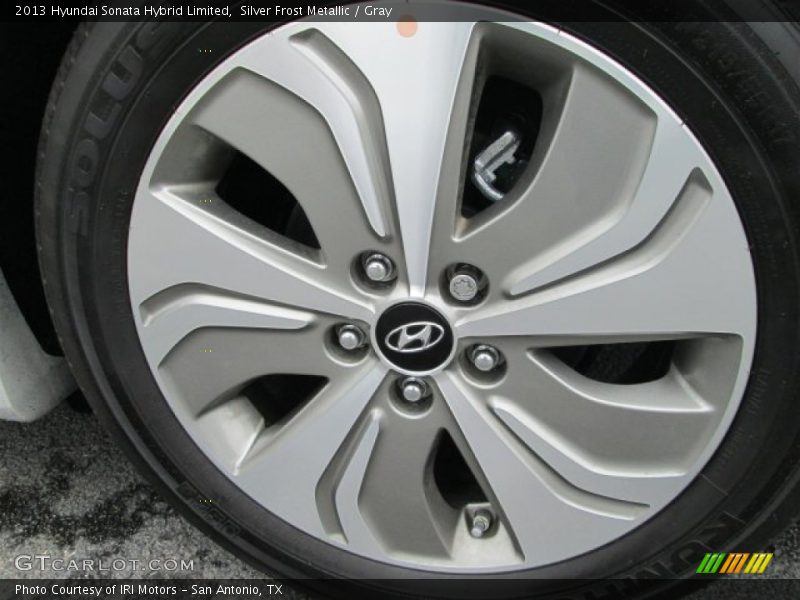 Silver Frost Metallic / Gray 2013 Hyundai Sonata Hybrid Limited