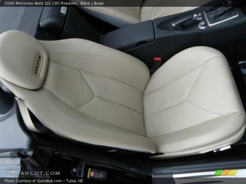 Front Seat of 2006 SLK 280 Roadster