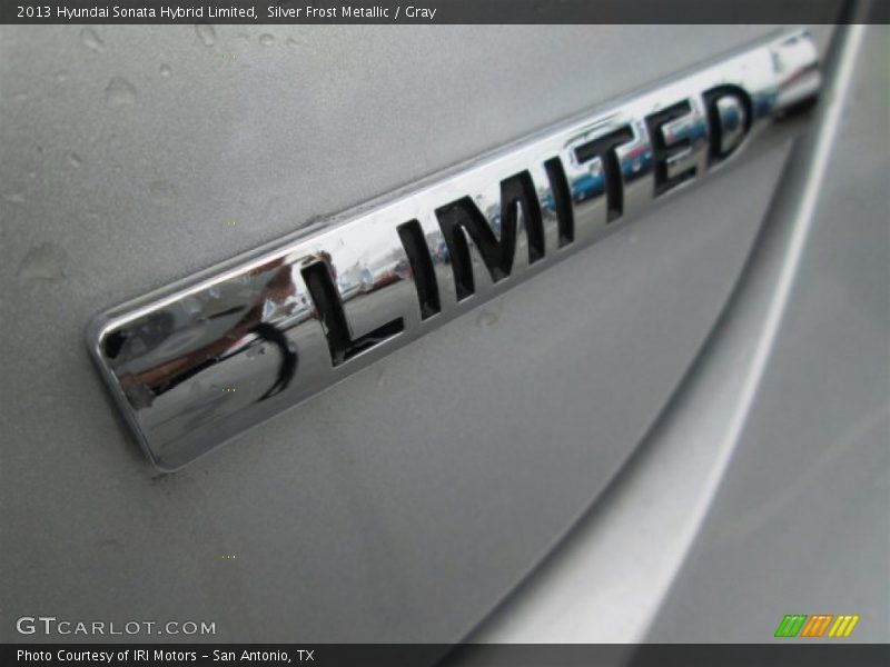 Silver Frost Metallic / Gray 2013 Hyundai Sonata Hybrid Limited