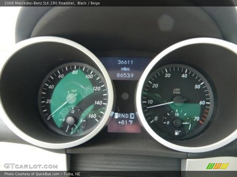  2006 SLK 280 Roadster 280 Roadster Gauges