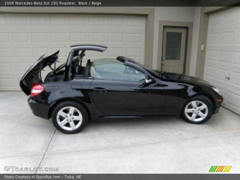 Black / Beige 2006 Mercedes-Benz SLK 280 Roadster
