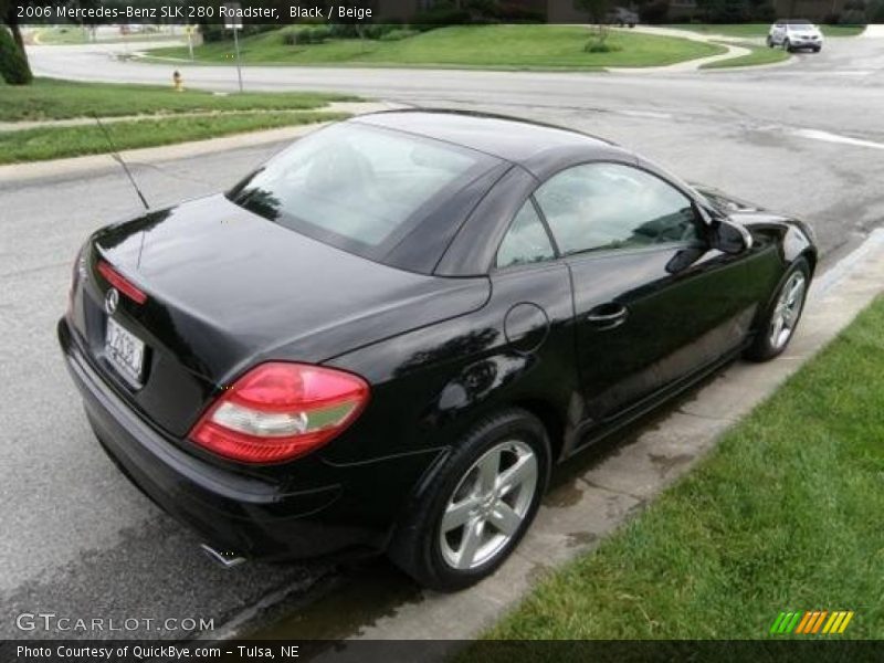 Black / Beige 2006 Mercedes-Benz SLK 280 Roadster