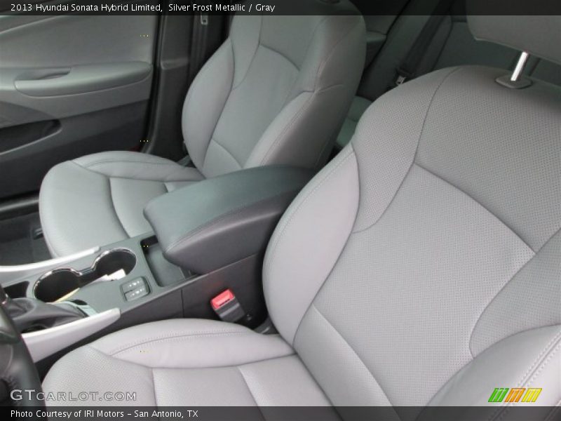 Silver Frost Metallic / Gray 2013 Hyundai Sonata Hybrid Limited