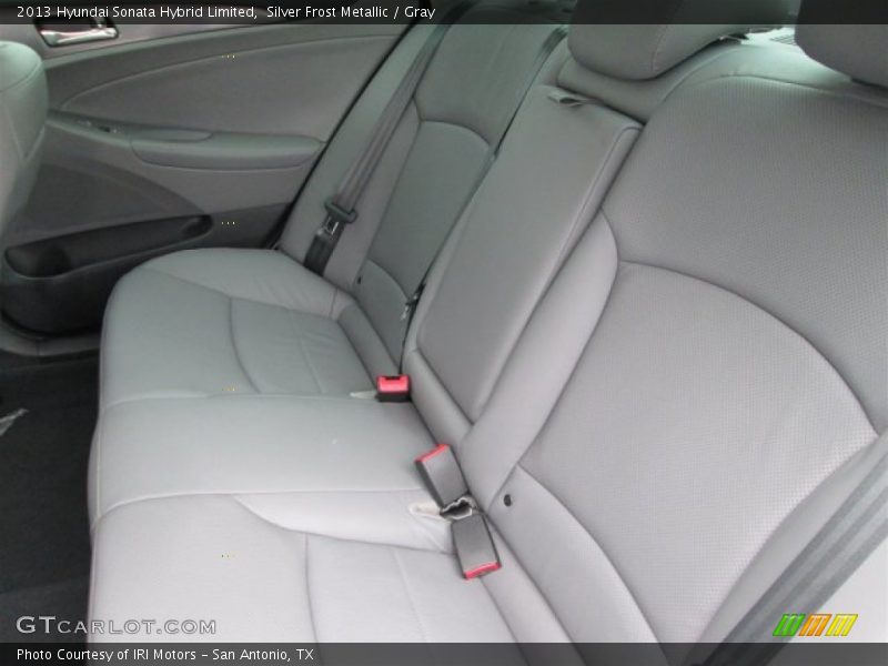 Silver Frost Metallic / Gray 2013 Hyundai Sonata Hybrid Limited