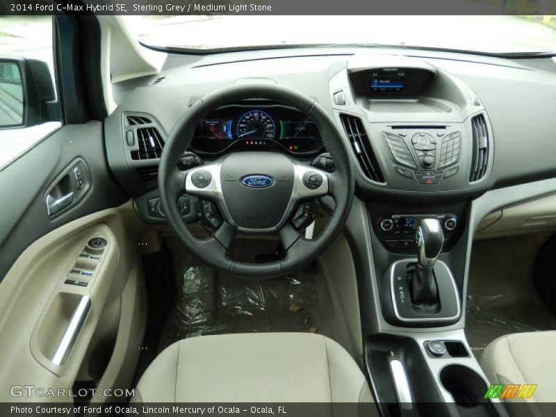Sterling Grey / Medium Light Stone 2014 Ford C-Max Hybrid SE