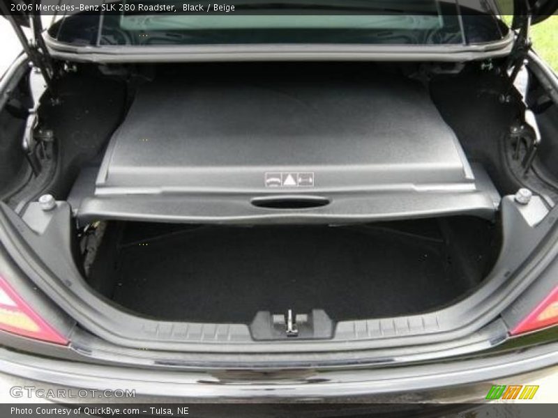 Black / Beige 2006 Mercedes-Benz SLK 280 Roadster