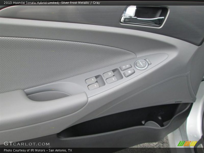 Silver Frost Metallic / Gray 2013 Hyundai Sonata Hybrid Limited