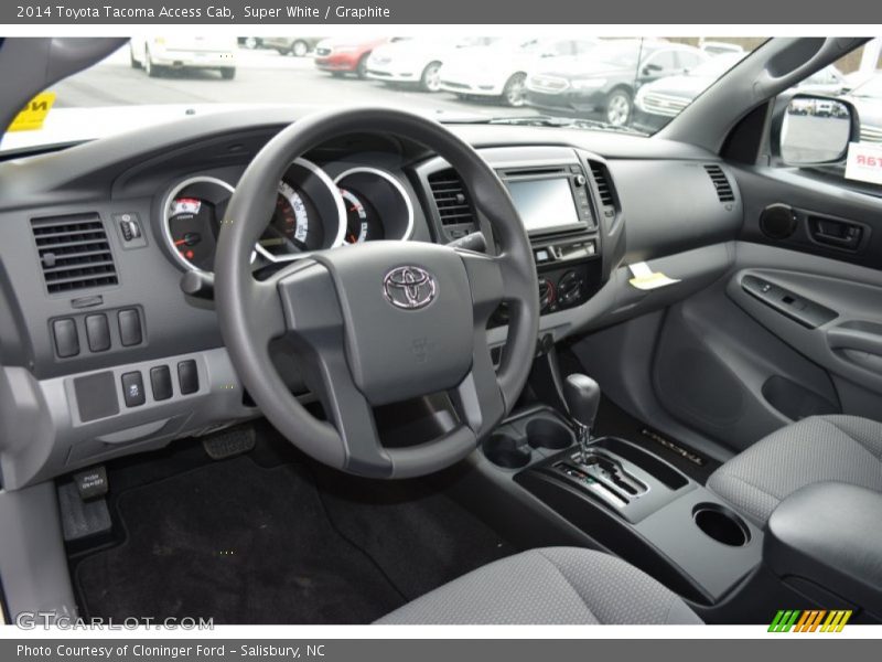  2014 Tacoma Access Cab Graphite Interior