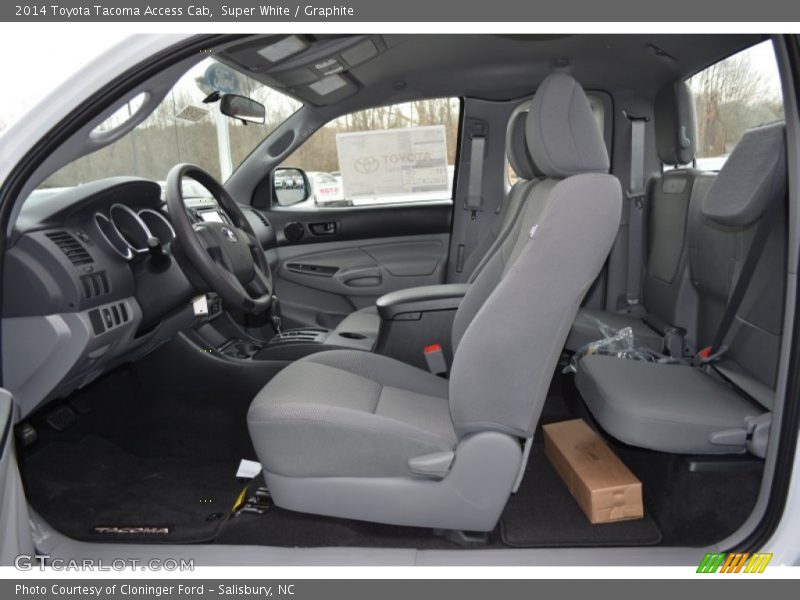 Graphite Interior - 2014 Tacoma Access Cab 