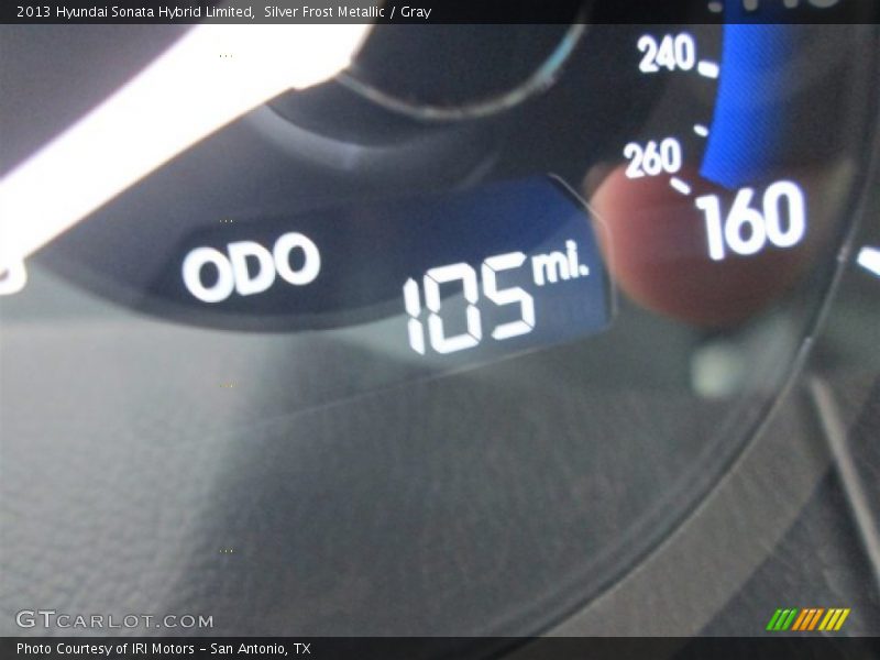 Silver Frost Metallic / Gray 2013 Hyundai Sonata Hybrid Limited