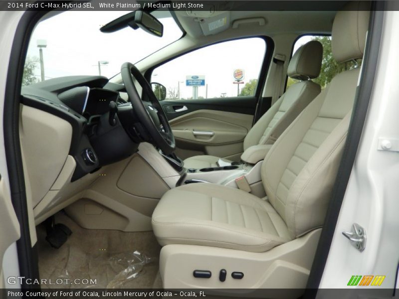 Front Seat of 2014 C-Max Hybrid SEL