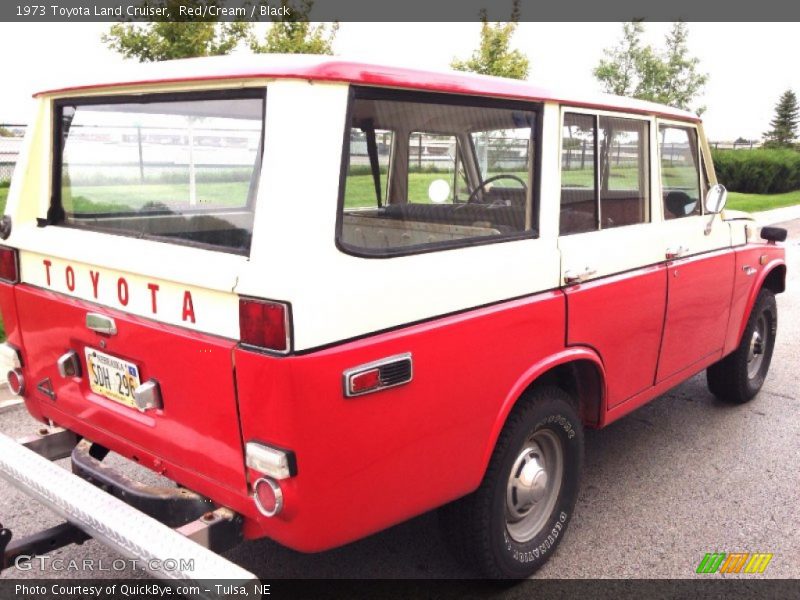 Red/Cream / Black 1973 Toyota Land Cruiser