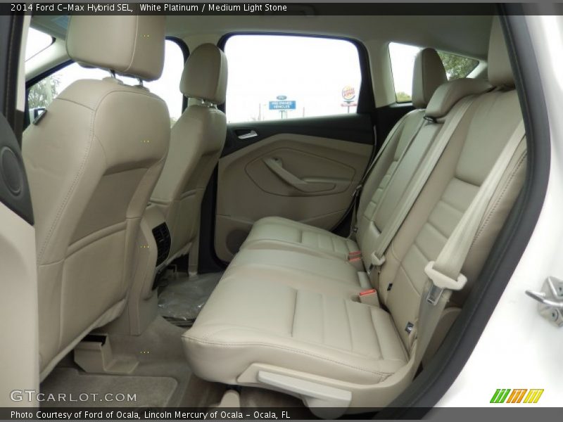 Rear Seat of 2014 C-Max Hybrid SEL