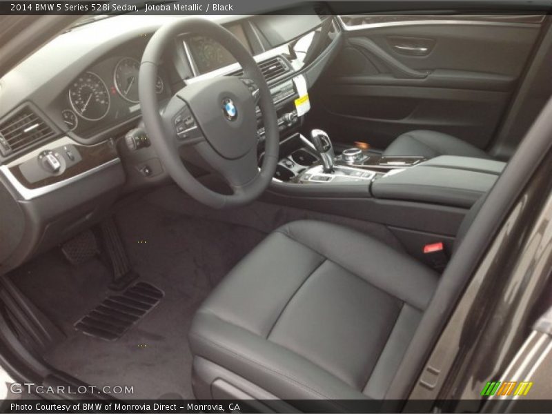Jotoba Metallic / Black 2014 BMW 5 Series 528i Sedan