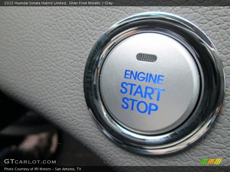 Silver Frost Metallic / Gray 2013 Hyundai Sonata Hybrid Limited