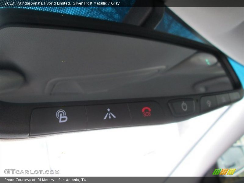 Silver Frost Metallic / Gray 2013 Hyundai Sonata Hybrid Limited
