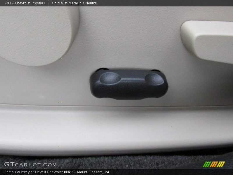 Gold Mist Metallic / Neutral 2012 Chevrolet Impala LT