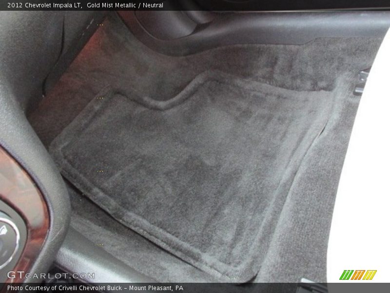 Gold Mist Metallic / Neutral 2012 Chevrolet Impala LT