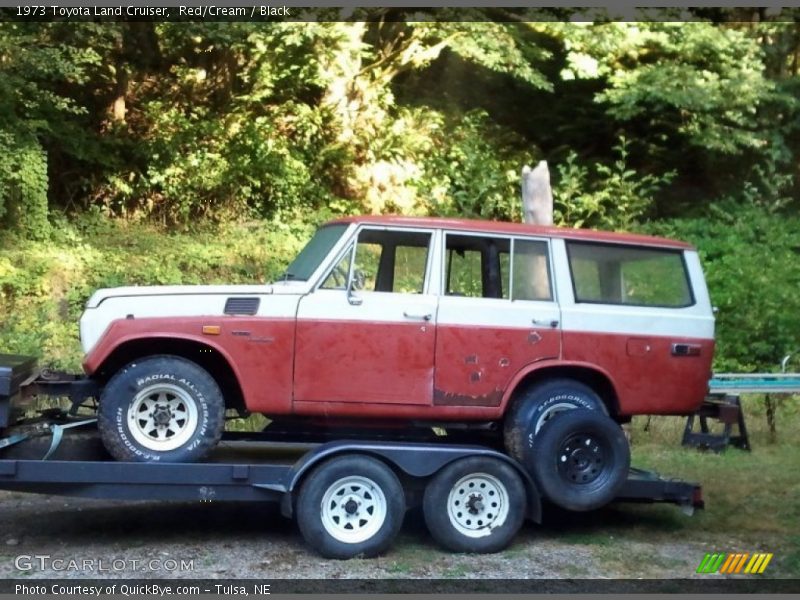 Red/Cream / Black 1973 Toyota Land Cruiser