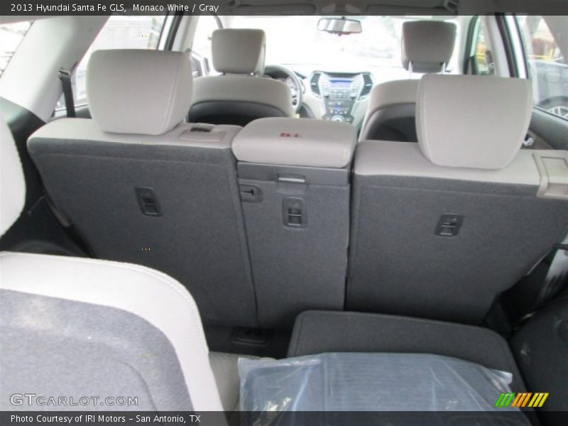 Monaco White / Gray 2013 Hyundai Santa Fe GLS