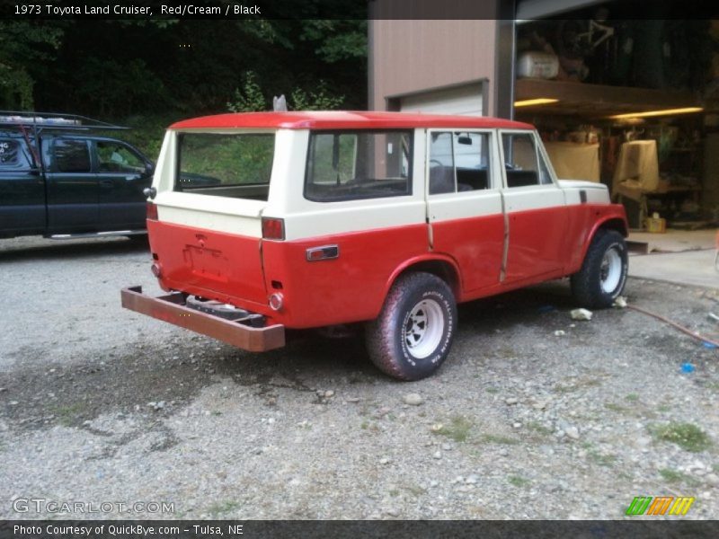 Red/Cream / Black 1973 Toyota Land Cruiser