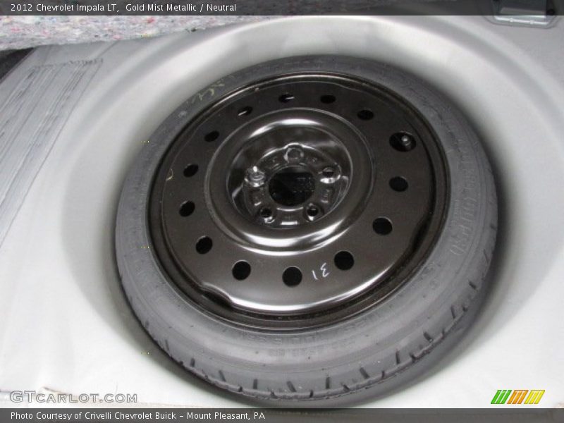 Gold Mist Metallic / Neutral 2012 Chevrolet Impala LT