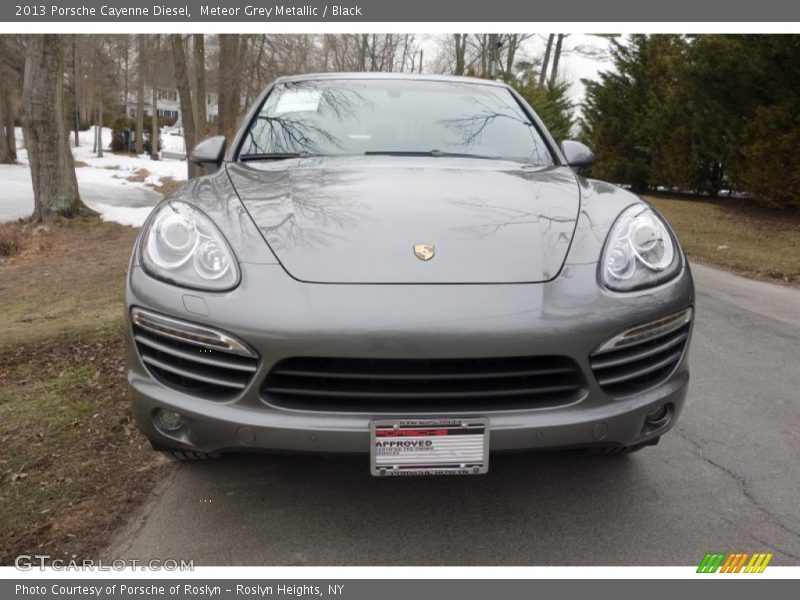 Meteor Grey Metallic / Black 2013 Porsche Cayenne Diesel