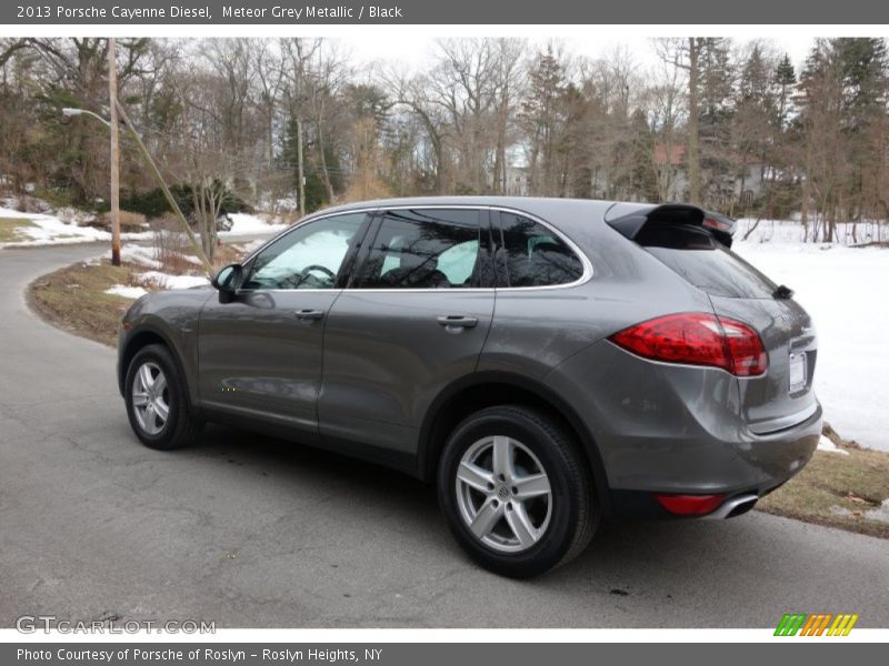 Meteor Grey Metallic / Black 2013 Porsche Cayenne Diesel