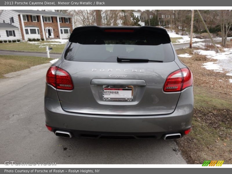 Meteor Grey Metallic / Black 2013 Porsche Cayenne Diesel