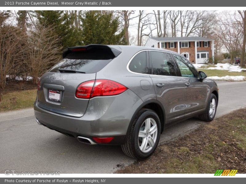 Meteor Grey Metallic / Black 2013 Porsche Cayenne Diesel