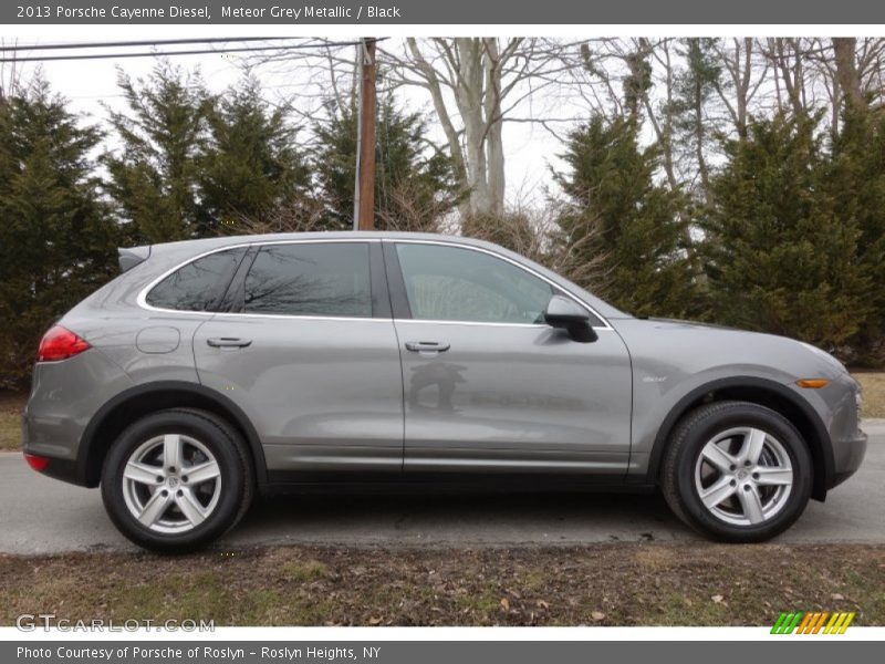 Meteor Grey Metallic / Black 2013 Porsche Cayenne Diesel