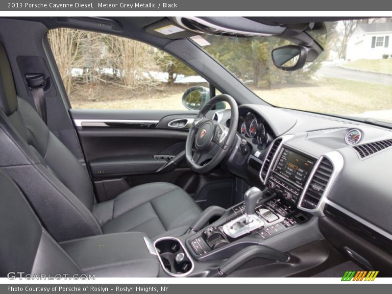Meteor Grey Metallic / Black 2013 Porsche Cayenne Diesel