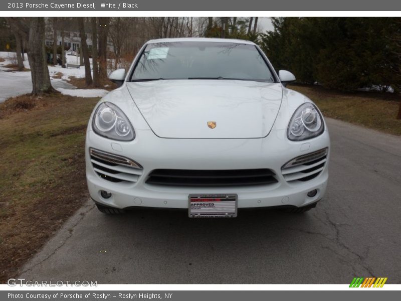 White / Black 2013 Porsche Cayenne Diesel