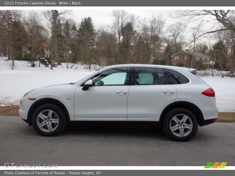 White / Black 2013 Porsche Cayenne Diesel