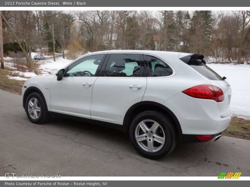 White / Black 2013 Porsche Cayenne Diesel