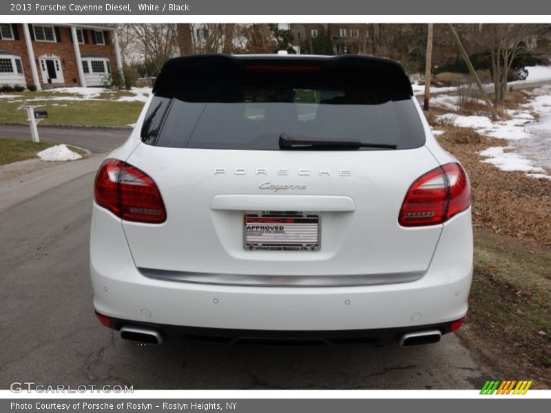White / Black 2013 Porsche Cayenne Diesel