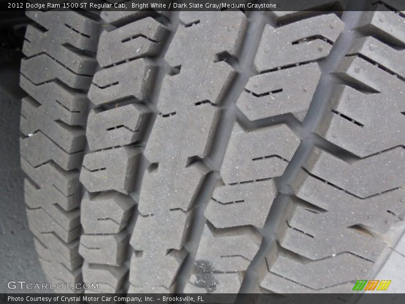 Bright White / Dark Slate Gray/Medium Graystone 2012 Dodge Ram 1500 ST Regular Cab