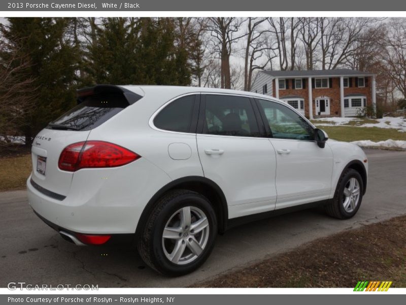 White / Black 2013 Porsche Cayenne Diesel