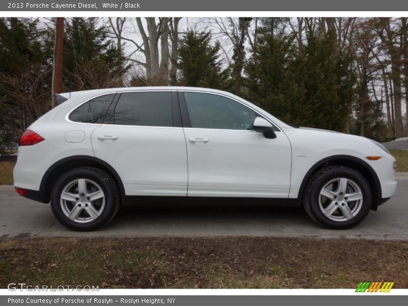 White / Black 2013 Porsche Cayenne Diesel
