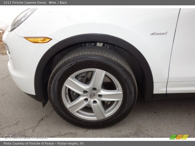 White / Black 2013 Porsche Cayenne Diesel